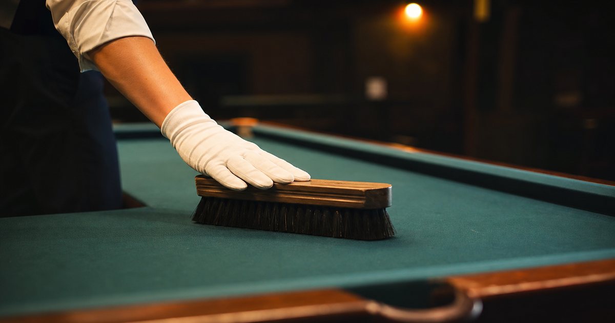 How should you care for and maintain a fine heirloom billiard table properly?